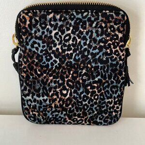 Ports Leopard print zip top padded tablet sleeve